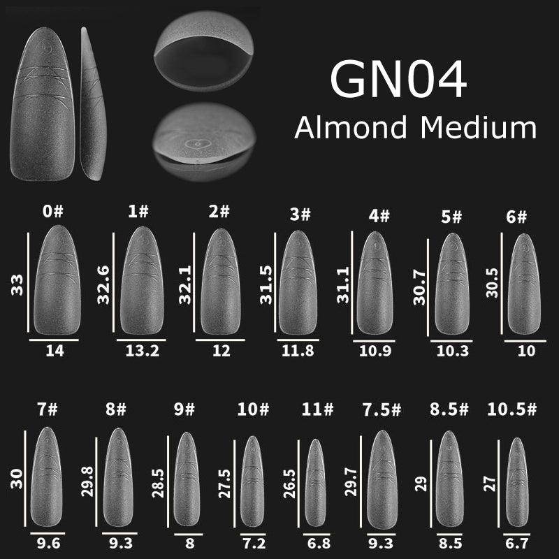 Nail Art Gel Nail Extensions Tips with Guide Line - Nail MAD