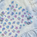 5D Ocean Animal Nail Stickers – Cute Holographic Sea Creatures to5148