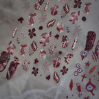5D Bloody Eyeball Horror Nail Stickers | Creepy Goth Decals For Halloween