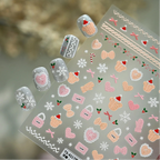 5D Christmas Knit Sweater Nail Stickers TS4217