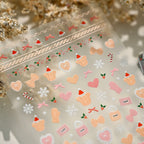 5D Christmas Knit Sweater Nail Stickers TS4217
