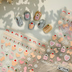 5D Christmas Knit Sweater Nail Stickers TS4217