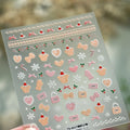 5D Christmas Knit Sweater Nail Stickers TS4217