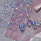5D Holographic Fish Nail Stickers – Y2K Mermaidcore Nail Art Decals