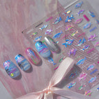 5D Holographic Fish Nail Stickers – Y2K Mermaidcore Nail Art Decals