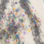 5D Kawaii Dessert Nail Stickers – Cute Drink & Pudding Nail Art Decals 