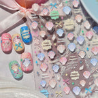 5D Seashell Nail Art Stickers – Summer Beach Theme Decals MS812