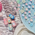 5D Seashell Nail Art Stickers – Summer Beach Theme Decals MS812