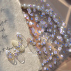 5D Shell Fragment Nail Stickers – Iridescent Pearl Mermaidcore Decals