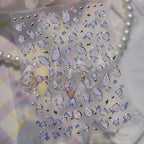 5D Shell Fragment Nail Stickers – Iridescent Pearl Mermaidcore Nail Art Decals