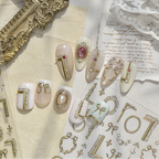 5D Vintage Baroque Ornate Frame Nail Stickers 1032