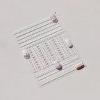 Pink Bowknot Nail Art Stickers Adhesive Embossed Love Lace Sticker Decals to3493