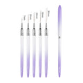 5pcs Nail Art Liner Brushes Sizes 7/15/20/25/30mm