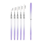 5pcs Nail Art Liner Brushes Sizes 7/15/20/25/30mm