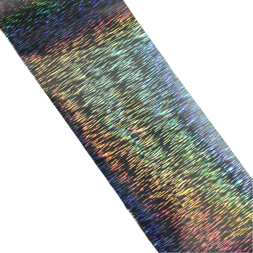 120m Holographic Laser Silver Lines Nail Foil 840