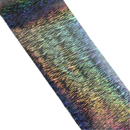 120m Holographic Laser Silver Lines Nail Foil 840
