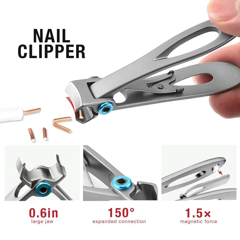 7 in 1 Toenail Clippers for Seniors – Precision Trimming for Thick & Ingrown Toenails