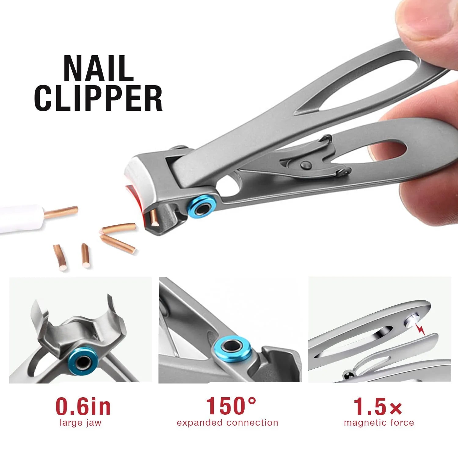7 in 1 Toenail Clippers for Seniors – Precision Trimming for Thick & Ingrown Toenails