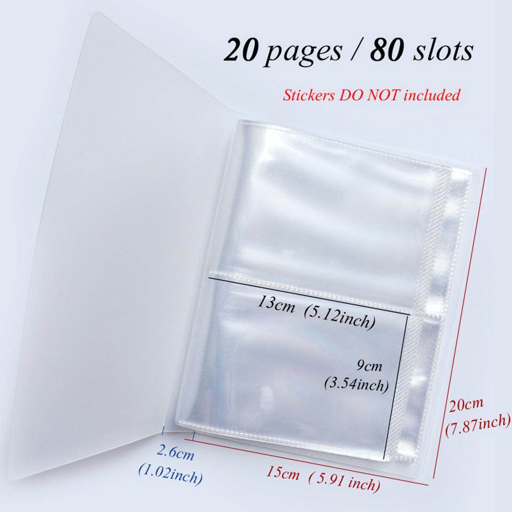 80/160slots Nail Sticker Storage Book Nail Water Slider Holder - Nail MAD