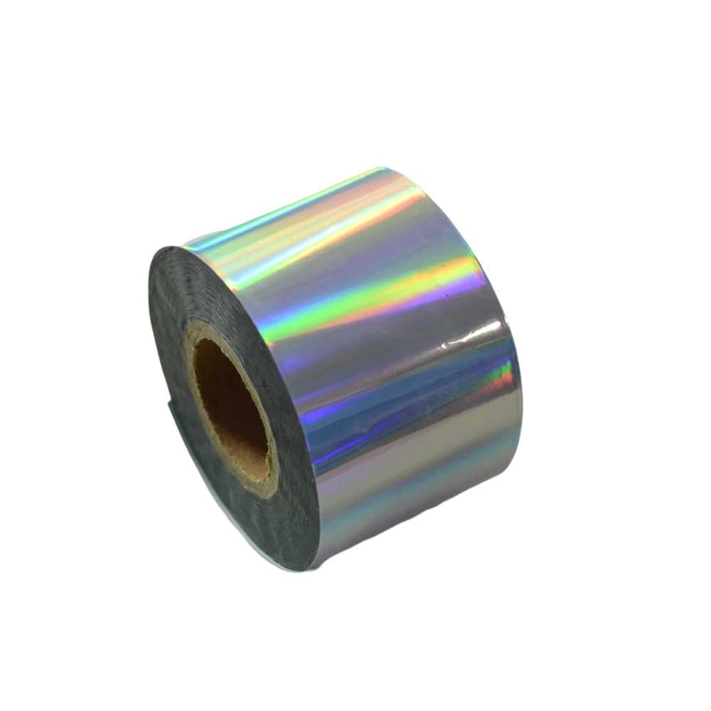 100meters Aurora Holographic Nail Art Transfer Foil - Iridescent Rainbow Chrome Finish Foil Paper