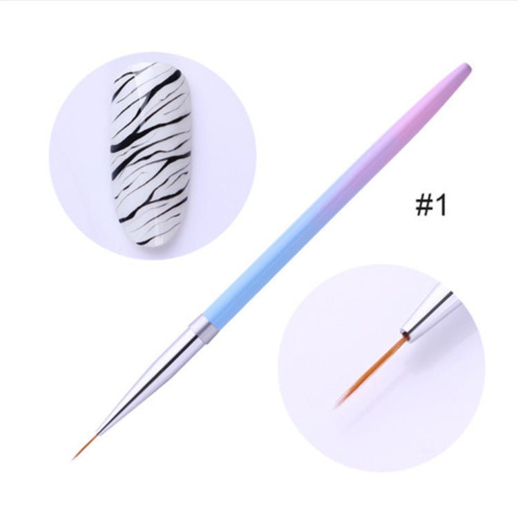 5pcs Nail Art Painting Liner Brush Set - Nail MAD