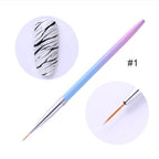 5pcs Nail Art Painting Liner Brush Set - Nail MAD