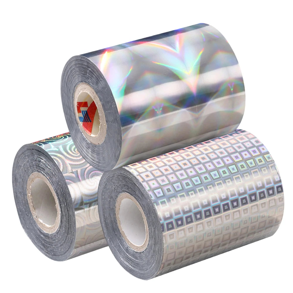 8cmx120M Nail Art Transfer Foils Metal Color Transfer Paper Matte Color