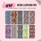 Animal Print Nail Foil Collection – 10 Leopard & Zebra Designs 189