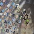 Aurora 3D Snake Print Nail Stickers 1054