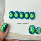 Galaxy Cat Eye Magnetic Gel Polish - Velvet Aurora Effect 12ml