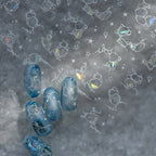 Aurora Light Bubble Nail Art Stickers Water Bubble Marble Decals MS567