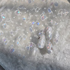 Aurora Light Bubble Nail Art Stickers Water Bubble Marble Decals MS567