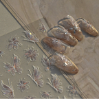 Aurora Light Butterfly Wing Nail Art Stickers 