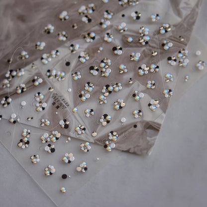 Aurora Sequin Dreamy Cloud Nail Stickers MS880