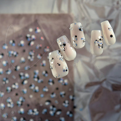 Aurora Sequin Dreamy Cloud Nail Stickers MS880