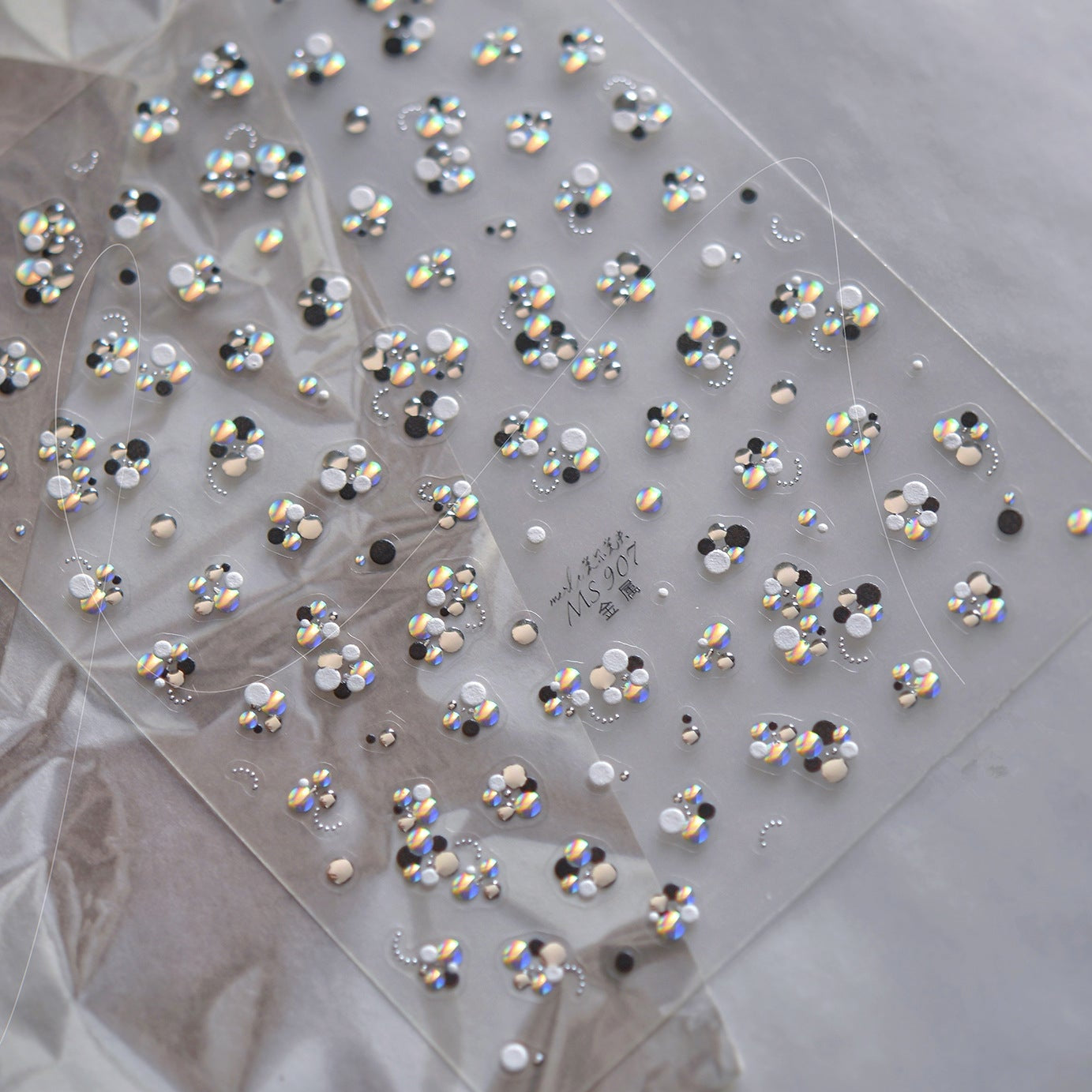 Aurora Sequin Dreamy Cloud Nail Stickers MS880