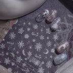 Aurora Snowflake Nail Stickers | Iridescent Winter Holiday Nail Art Decals 5257