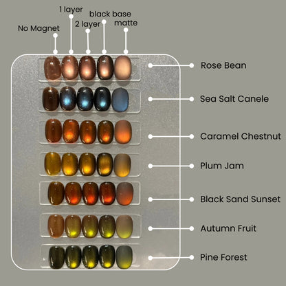 Autumn Amber Cat Eye Magnetic Gel Polish 12ml
