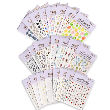 Top 24 Best Seller Kit - Premium Nail Art Stickers (Black Friday Only)