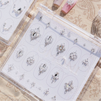 Baroque Palace Rhinestone Nail Stickers – Pre-Arranged Self-Adhesive Nail Gems MD026