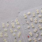 Begonia Flower Nail Art Stickers Adhesive Slider Floral Sticker Decals TS2399