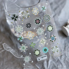 Bohemian Style Nail Art Stickers Adhesive Embossed Sticker Decals 