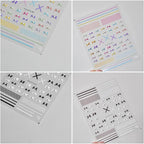 Bow Lace Peals Nail Art Stickers Colorful Bows Tie Adhesive Embossed Sticker Decals 