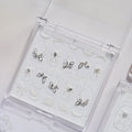 Bow Rhinestone Nail Stickers – Pre-Arranged Self-Adhesive Nail Gems MD010