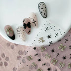 Bow Ribbon Nail Art Stickers Adhesive Sliders Embossed Bow-knot Polka Dots Sticker Decals KX296
