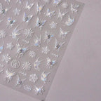 Butterfly Nail Art Stickers Adhesive Embossed Wings Sticker Decals with Beads to3622