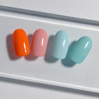 Candy Pastel Gel Polish - Summer Macaron DIY Nail Gels 12ml 