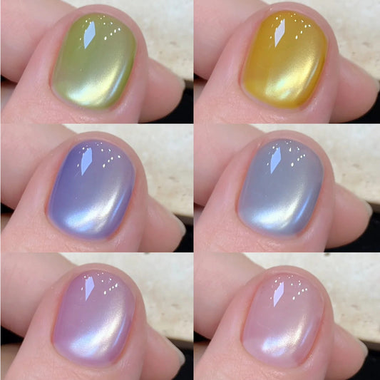 Cat Eye Gel Polish Kit - Sheer Magnetic Nail Polish 12ml