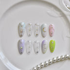 Celestial Star Moon Nail Stickers - Gold & Silver Minimalist Nail Art Decals to2820