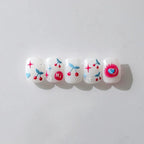 Cherry Nail Art Stickers Adhesive Heart Star Sticker Decals TS2177